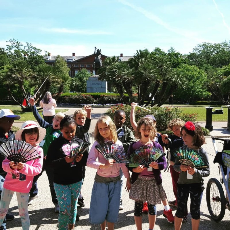 Field Trip in Jackson Square, New Orleans